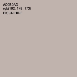 #C0B2AD - Bison Hide Color Image